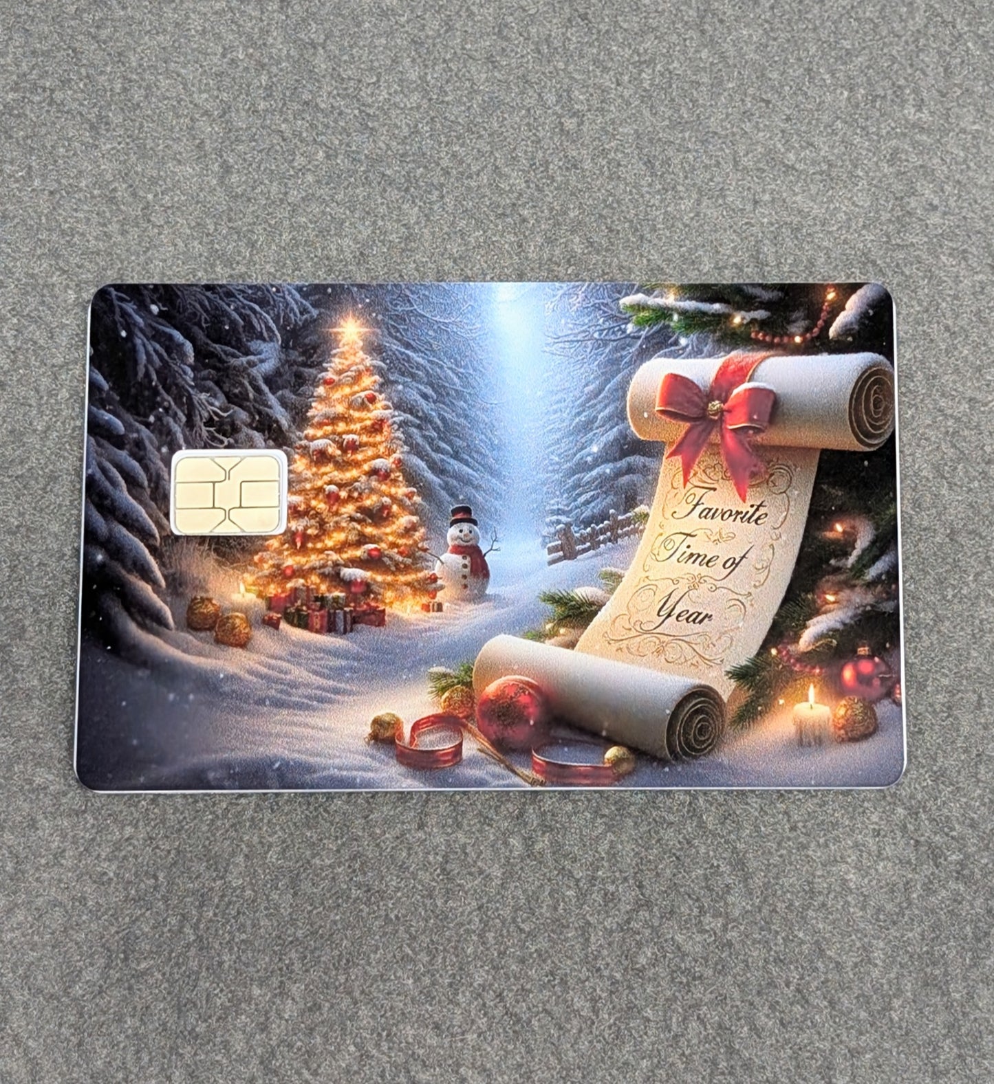 Favorite Time of Year Credit/Debit Card Sticker, Skin, Cover