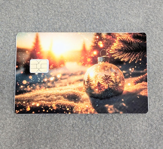 Glistening Snow Credit/Debit Card Sticker, Skin, Cover