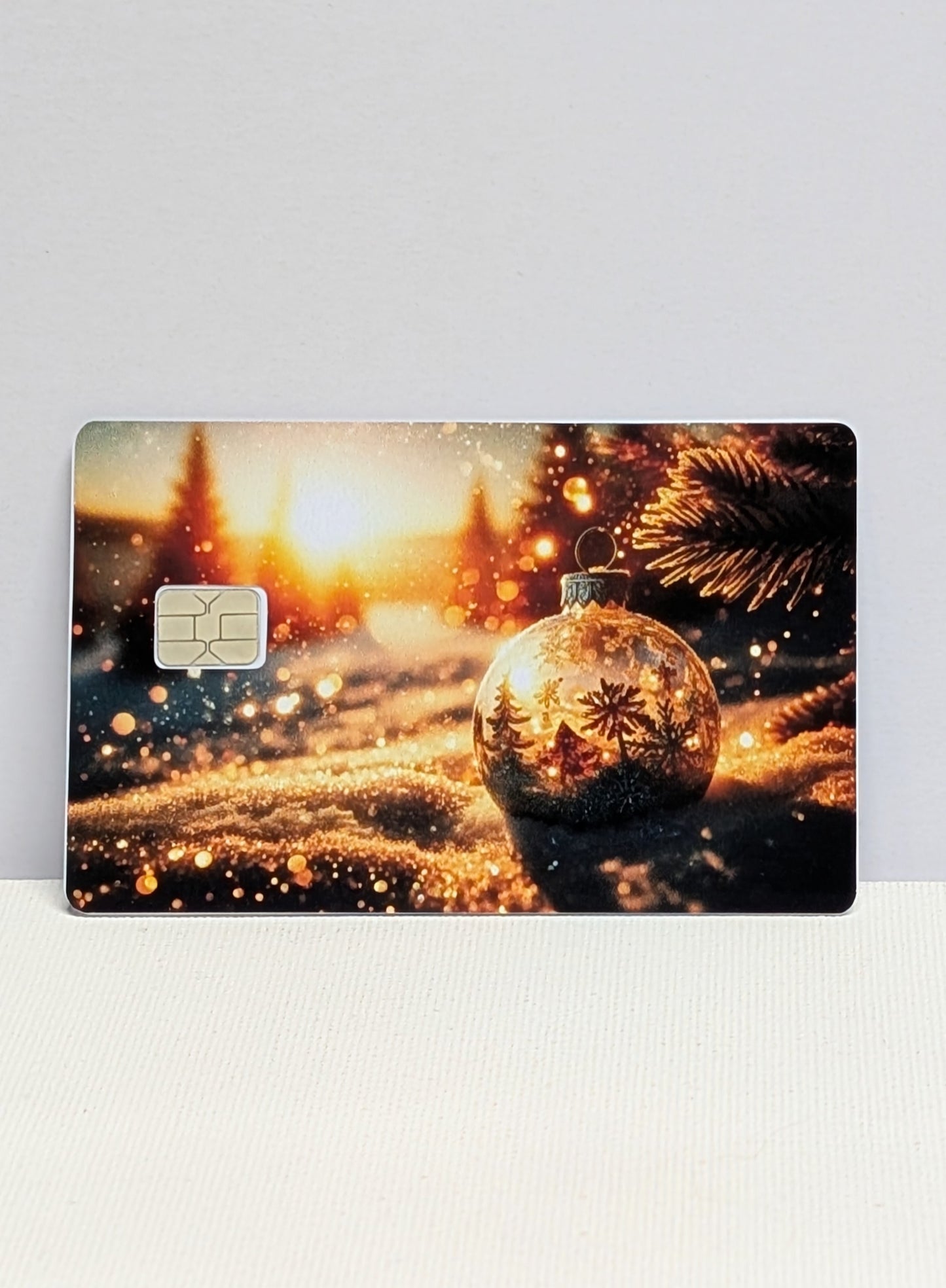 Glistening Snow Credit/Debit Card Sticker, Skin, Cover