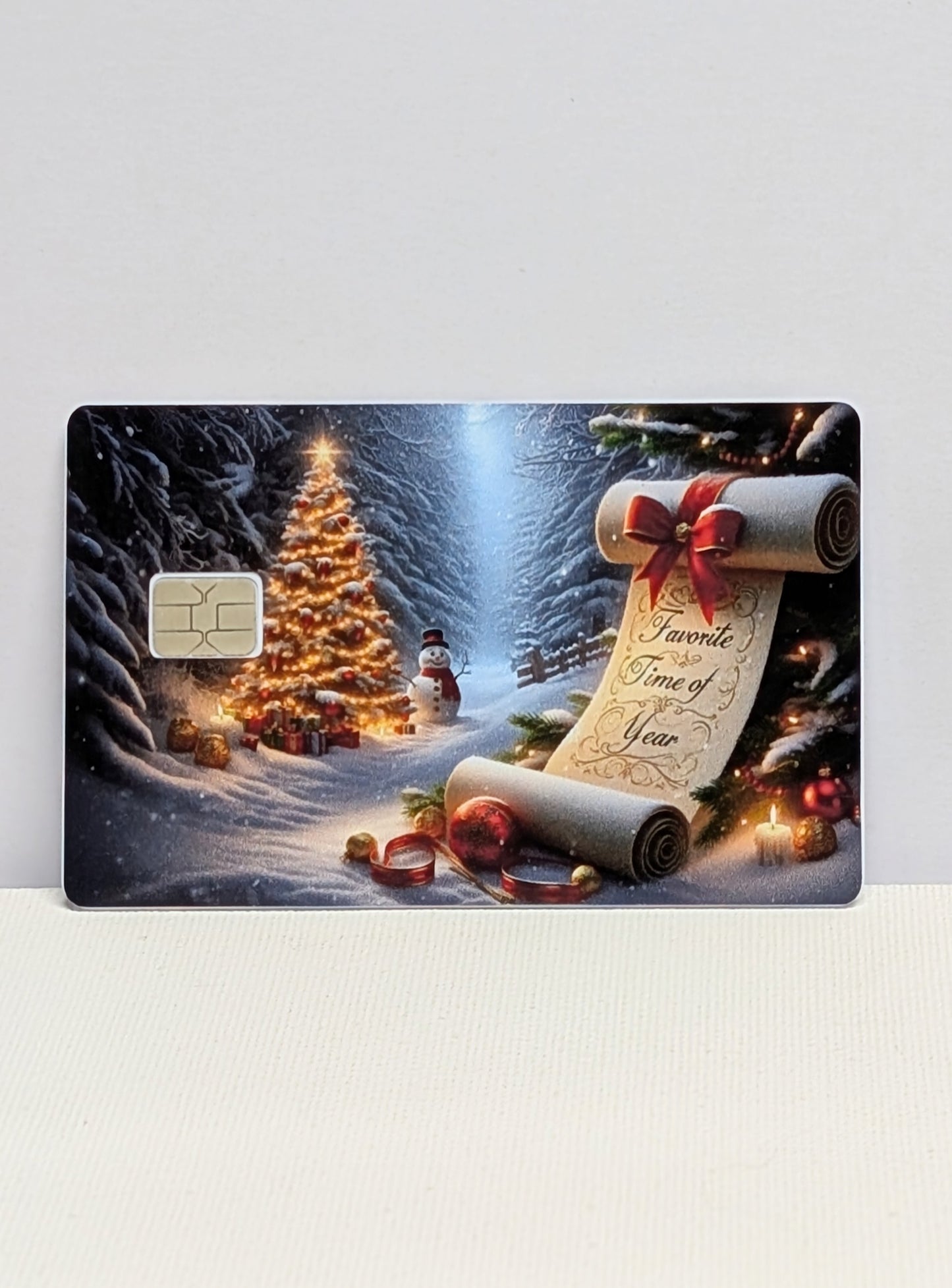 Favorite Time of Year Credit/Debit Card Sticker, Skin, Cover