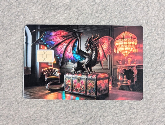 Crystal Dragon Credit/Debit Card Sticker, Skin, Cover