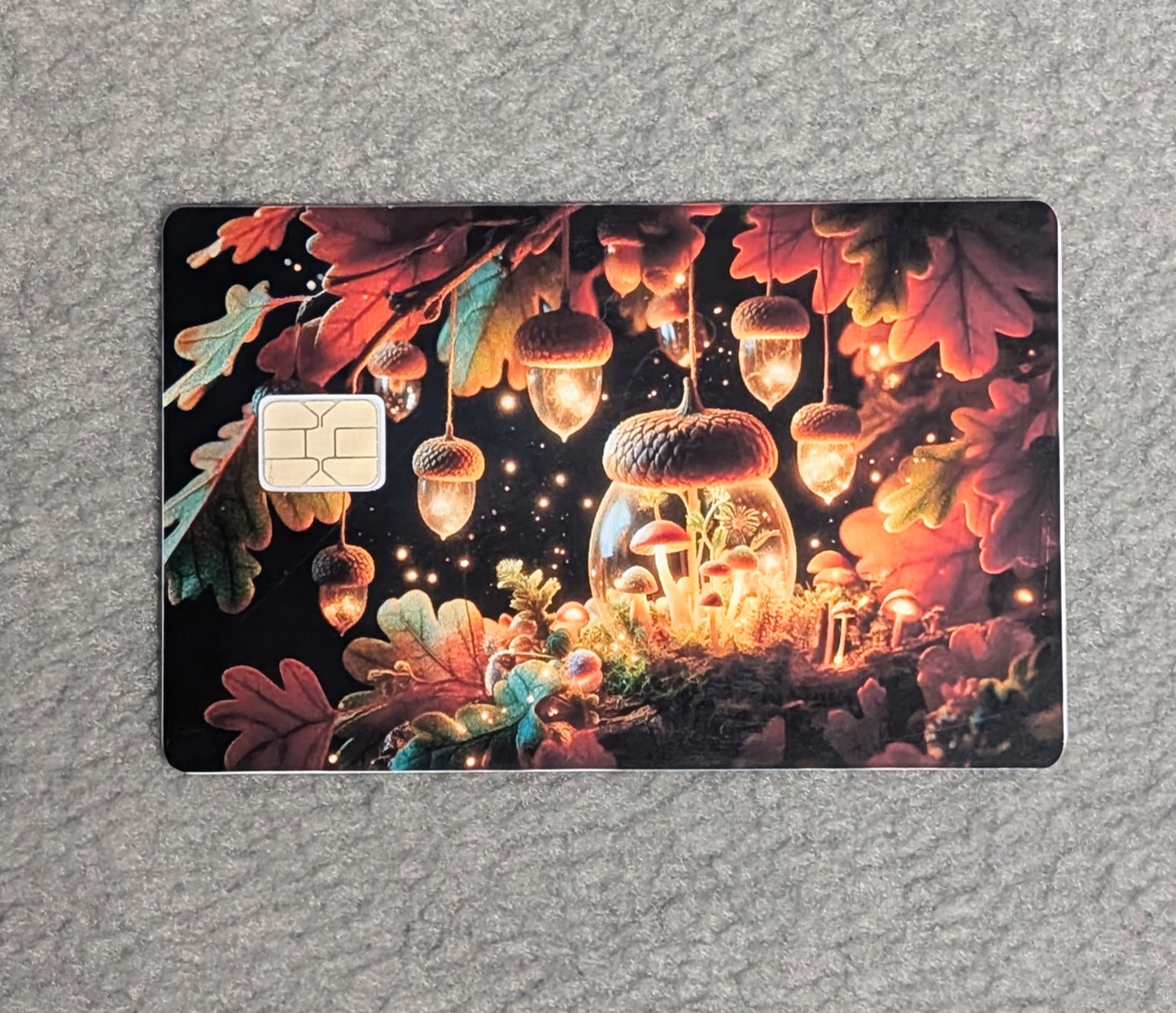 Acorn Lights Credit/Debit Card Sticker, Skin, Cover