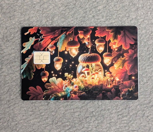 Acorn Lights Credit/Debit Card Sticker, Skin, Cover
