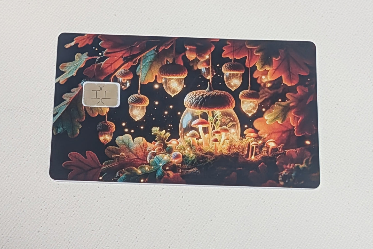 Acorn Lights Credit/Debit Card Sticker, Skin, Cover
