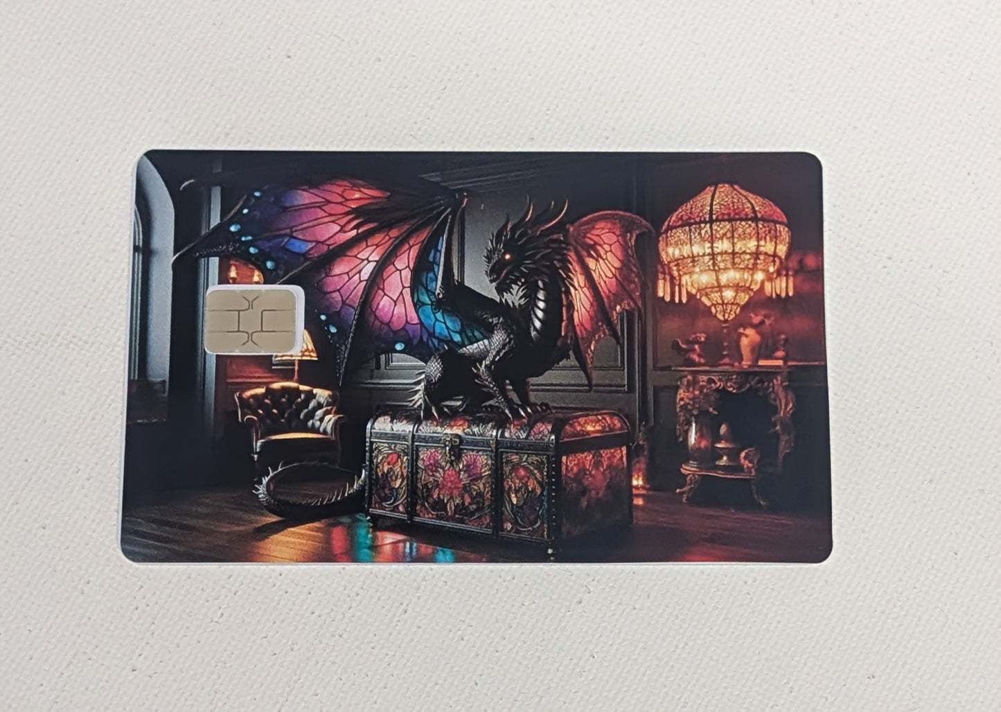 Crystal Dragon Credit/Debit Card Sticker, Skin, Cover