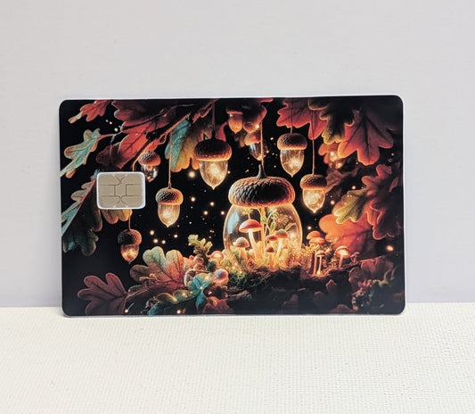 Acorn Lights Credit/Debit Card Sticker, Skin, Cover
