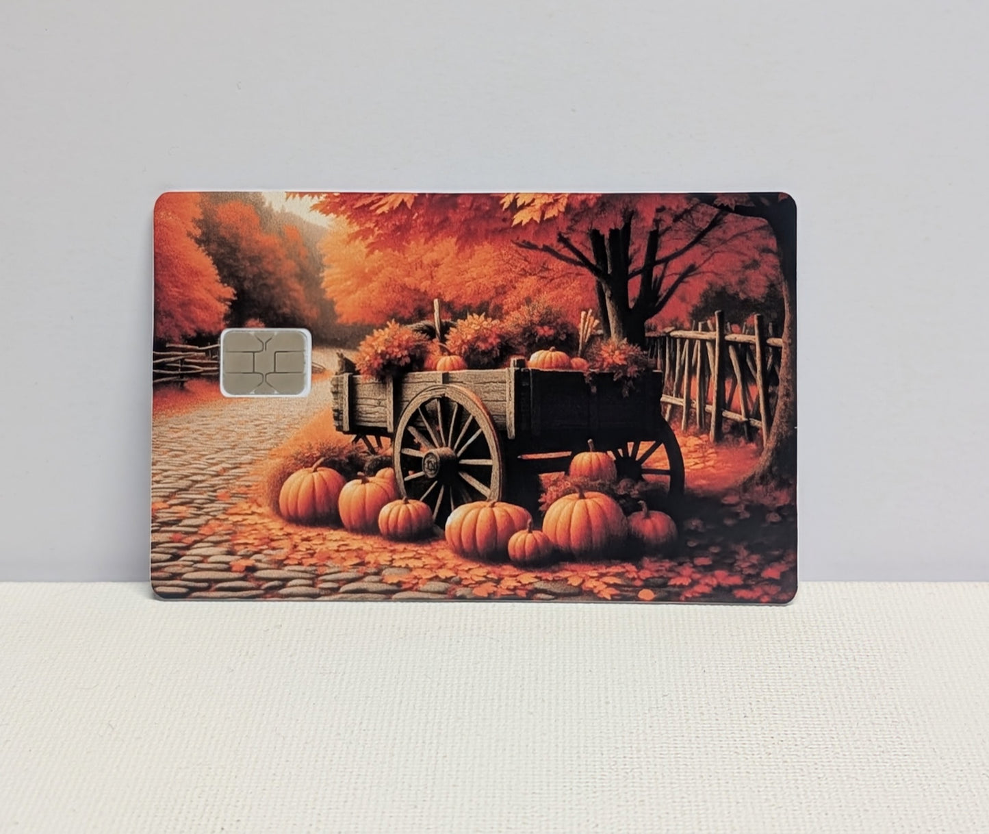 Pumpkin Harvest Credit/Debit Card Sticker, Skin, Cover