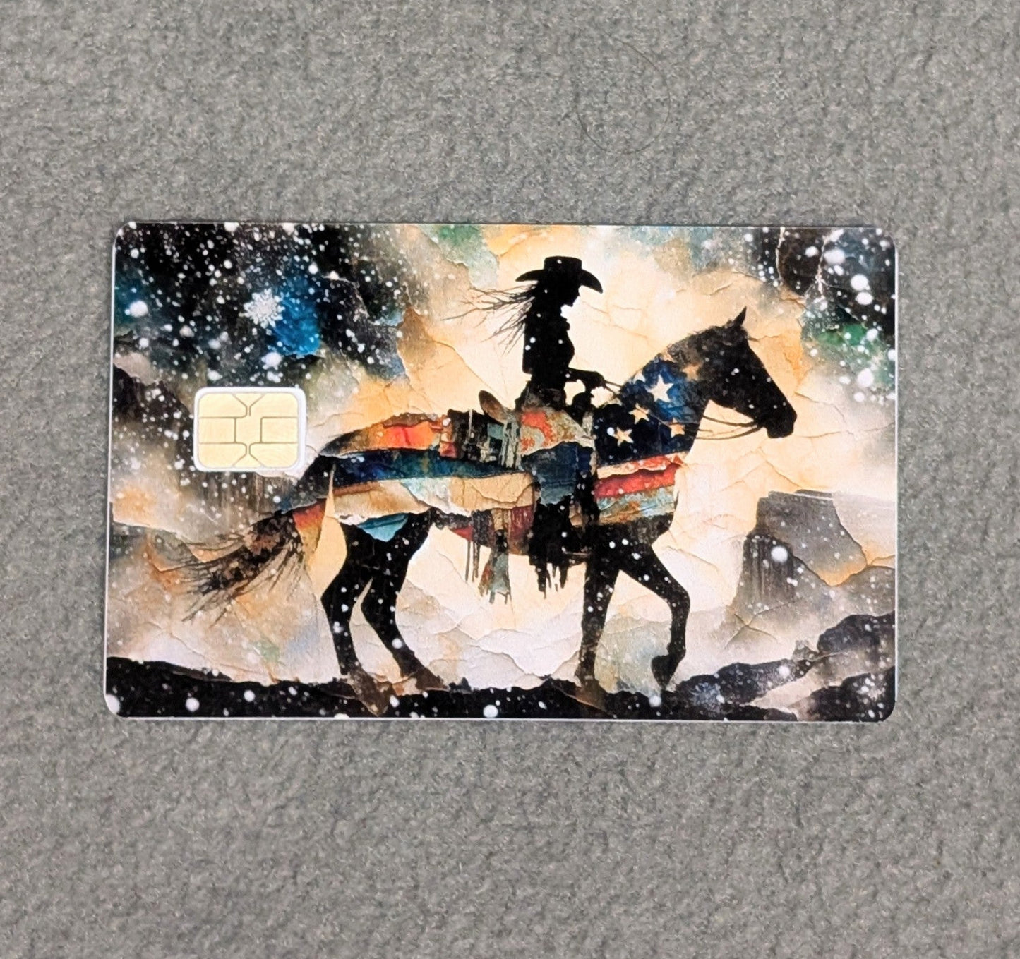 Gitty Up Gal Credit/Debit Card Sticker, Skin, Cover