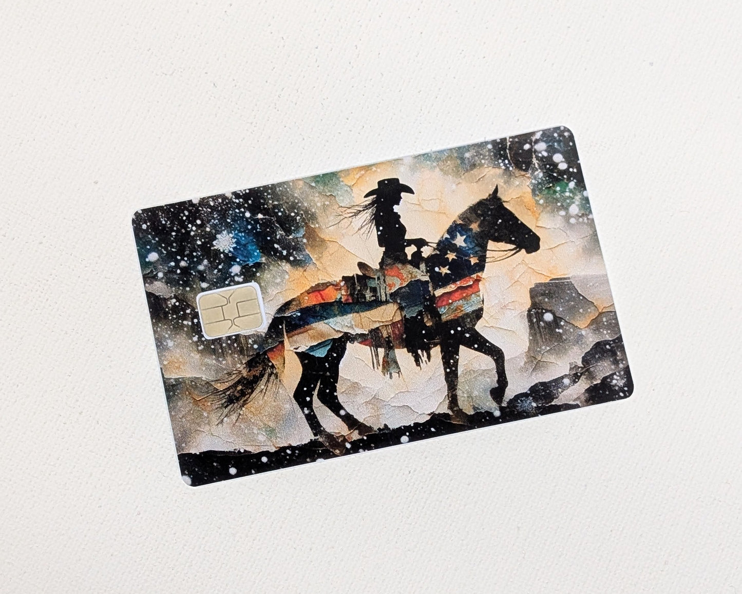 Gitty Up Gal Credit/Debit Card Sticker, Skin, Cover