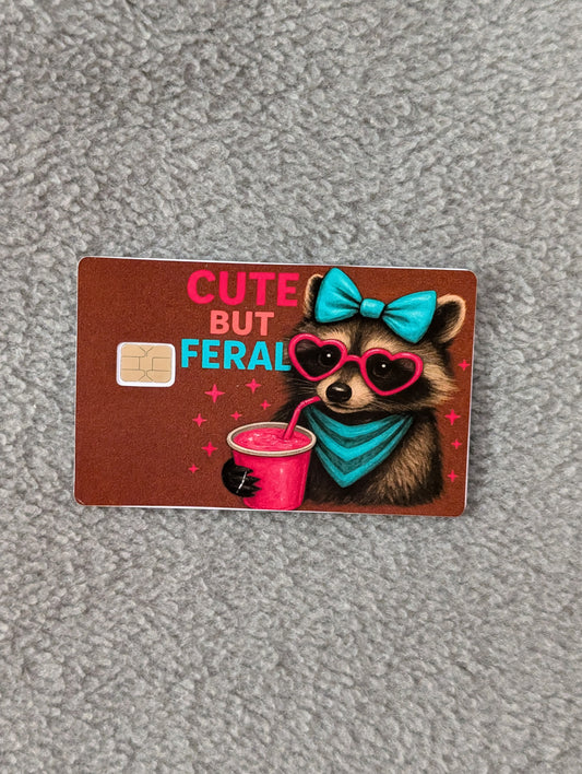 Feral Credit/Debit Card Sticker, Skin, Cover
