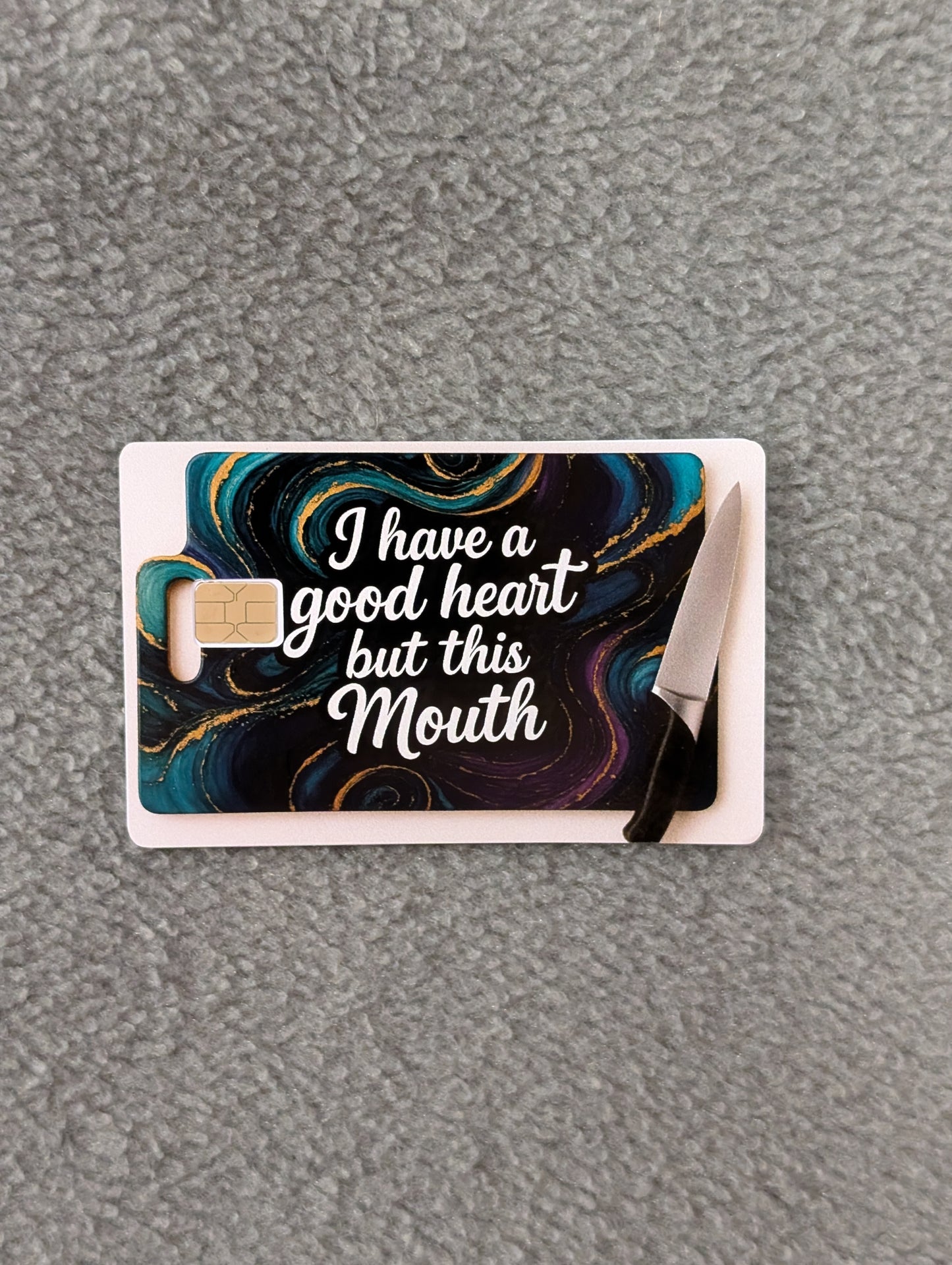 That Mouth Credit/Debit Card Sticker, Skin, Cover