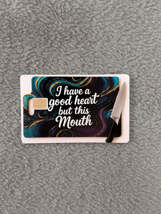 That Mouth Credit/Debit Card Sticker, Skin, Cover