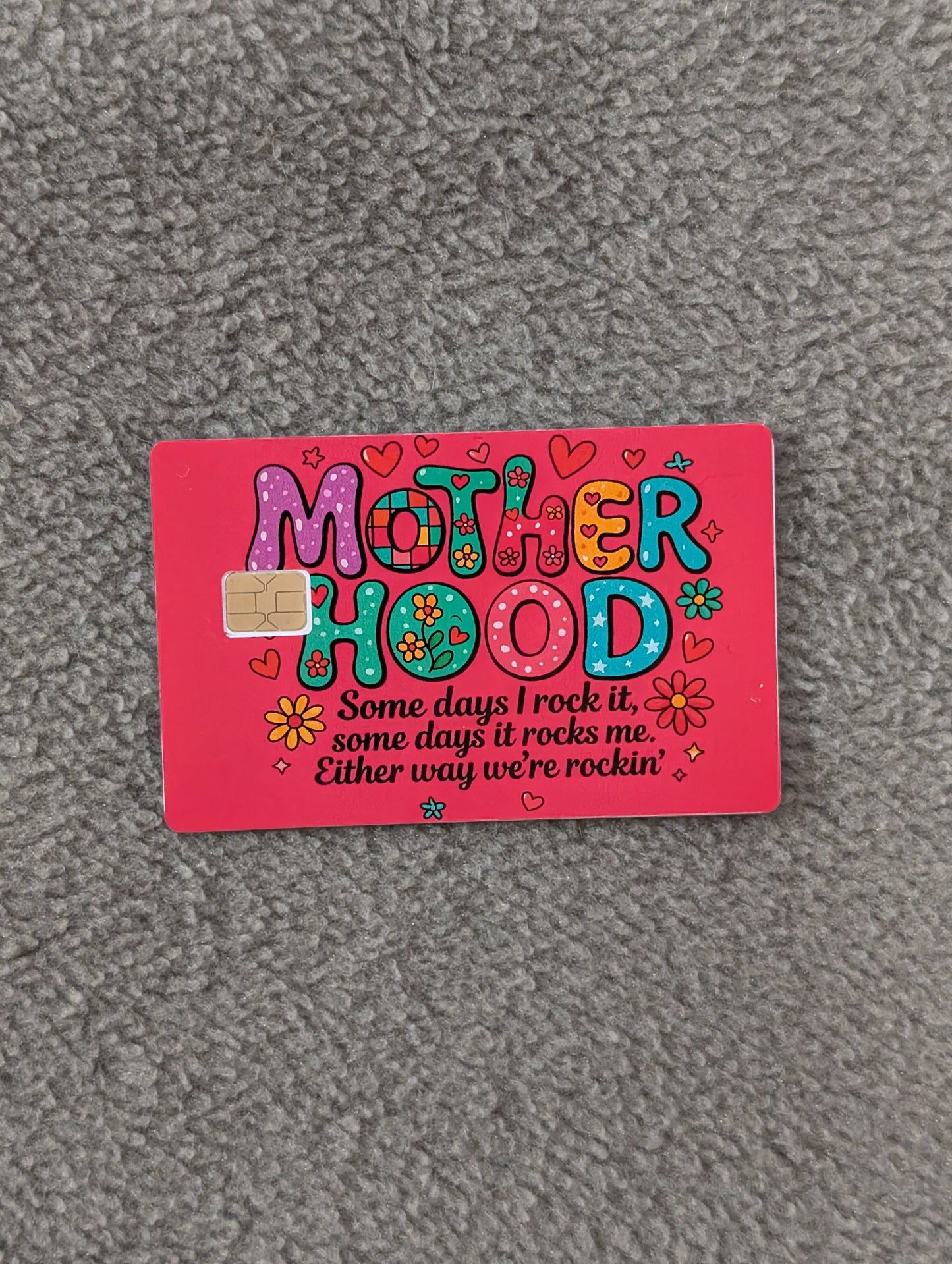 Motherhood Credit/Debit Card Sticker, Skin, Cover