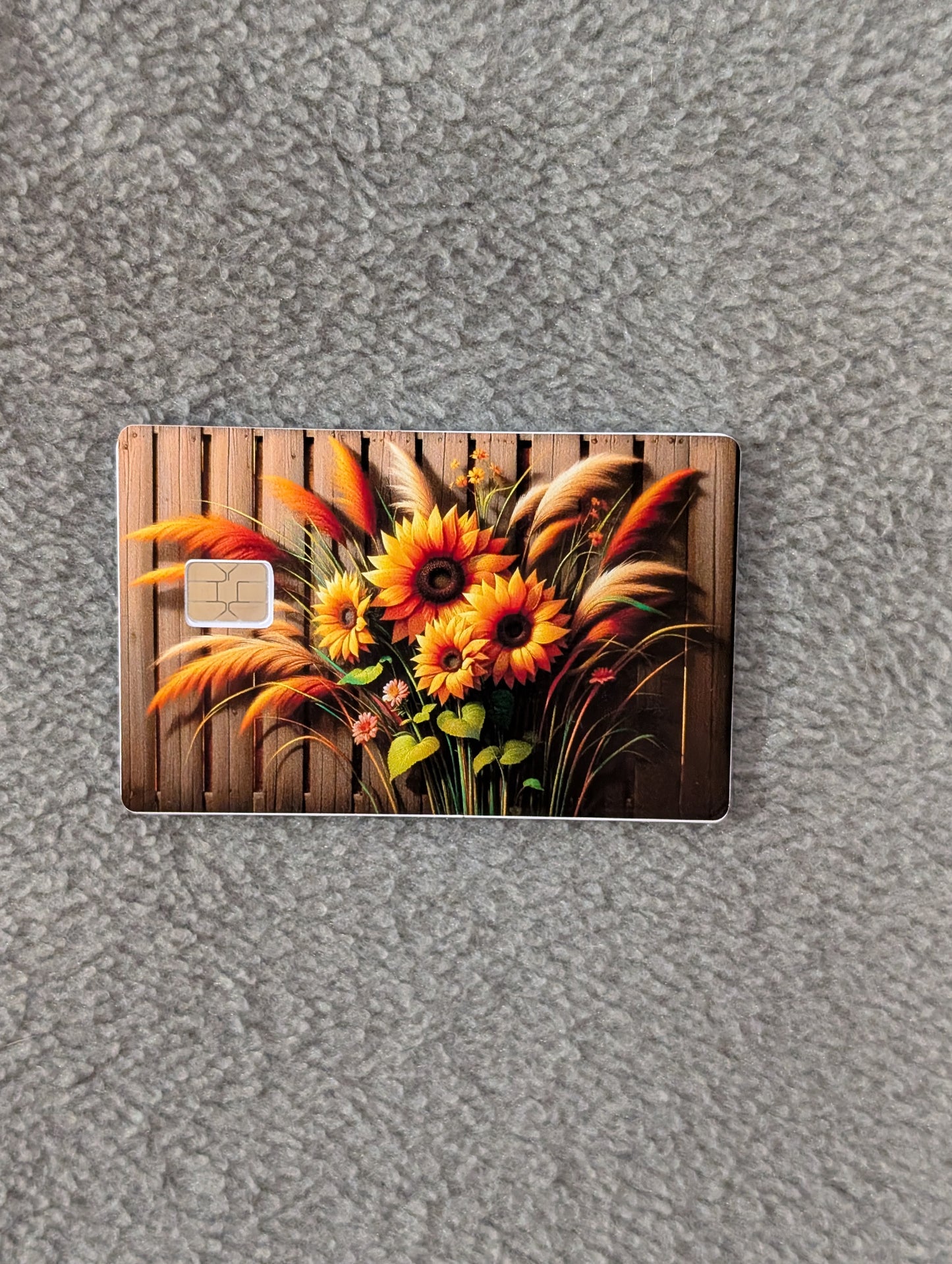 Sunflower Arrangement Credit/Debit Card Sticker, Skin, Cover