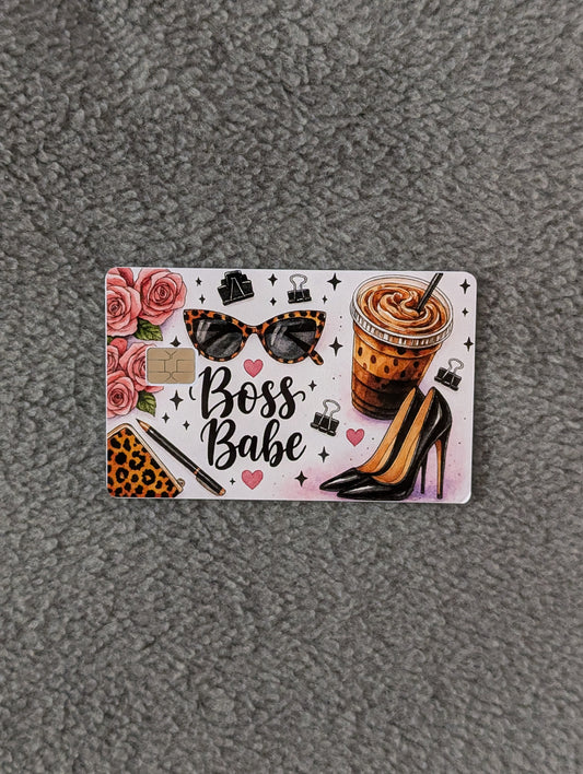 Boss Babe Credit/Debit Card Sticker, Skin, Cover