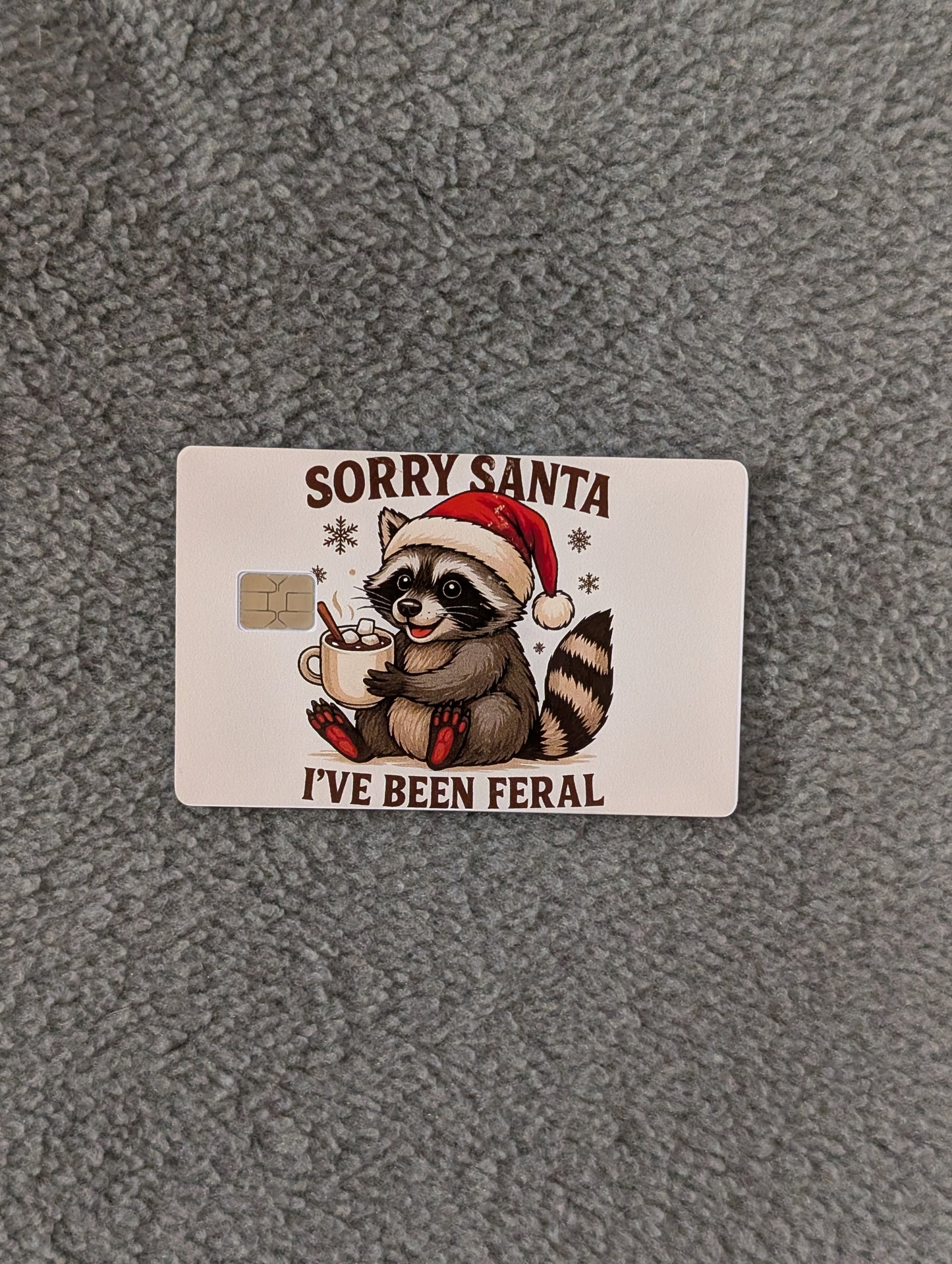 Sorry Santa Credit/Debit Card Sticker, Skin, Cover