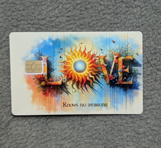 Summer Love #236 Card Protector Sticker, Overlay, Decorative Only
