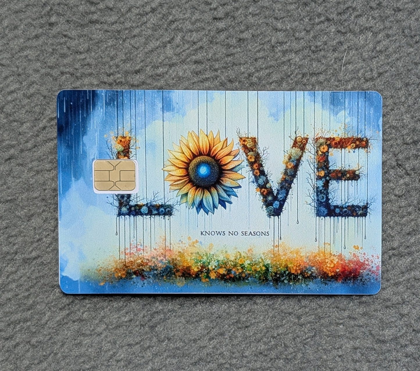 Spring Love #237 Card Protector Sticker, Overlay, Decorative Only