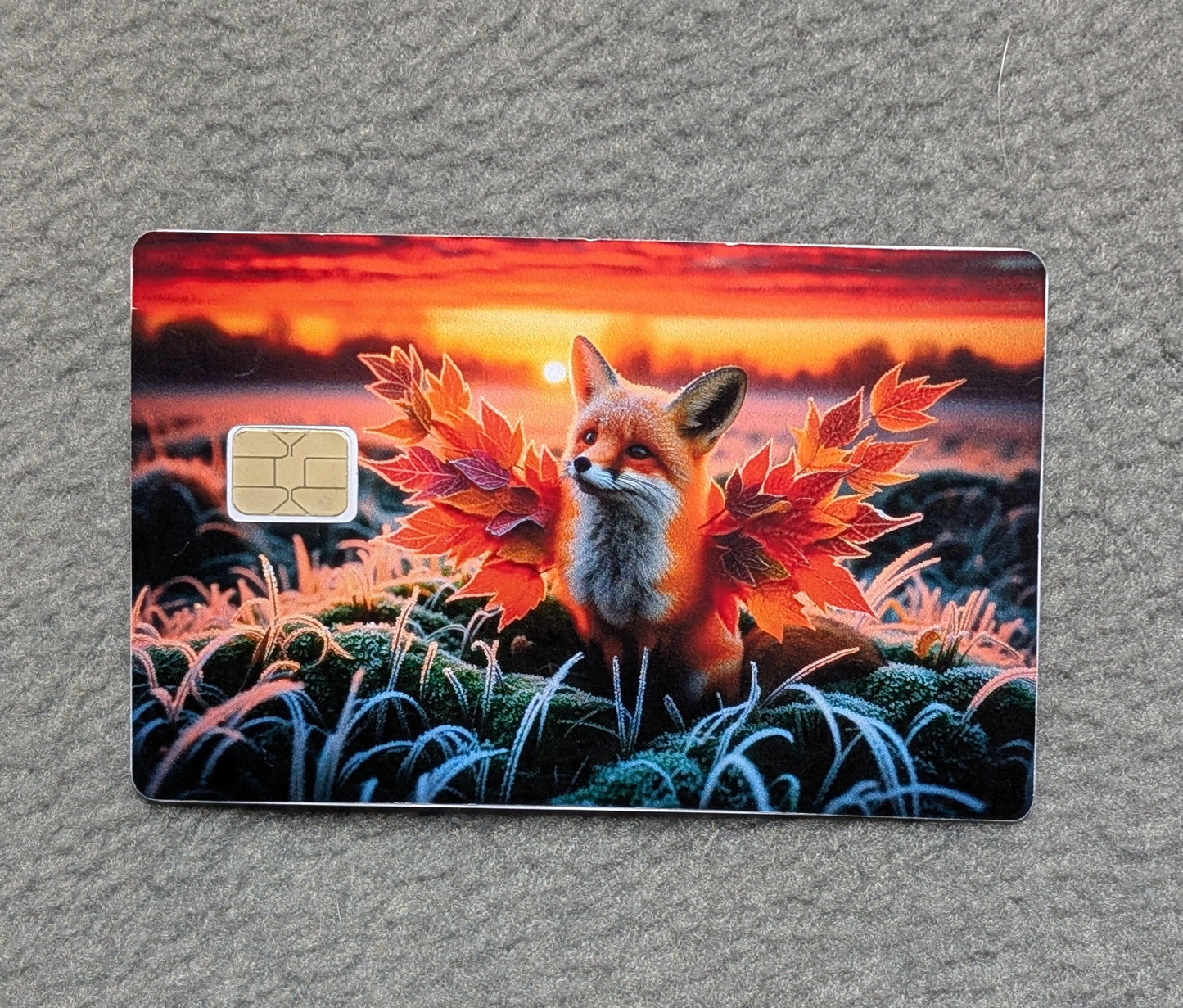 Angle Fox #242 Card Protector Sticker, Overlay, Decorative Only
