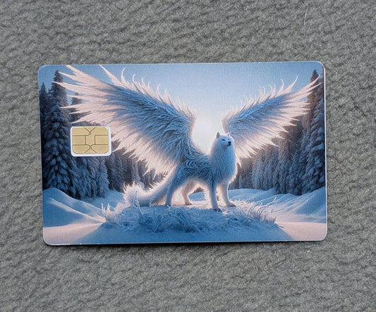 Mystical Wolf #243 Card Protector Sticker, Overlay, Decorative Only