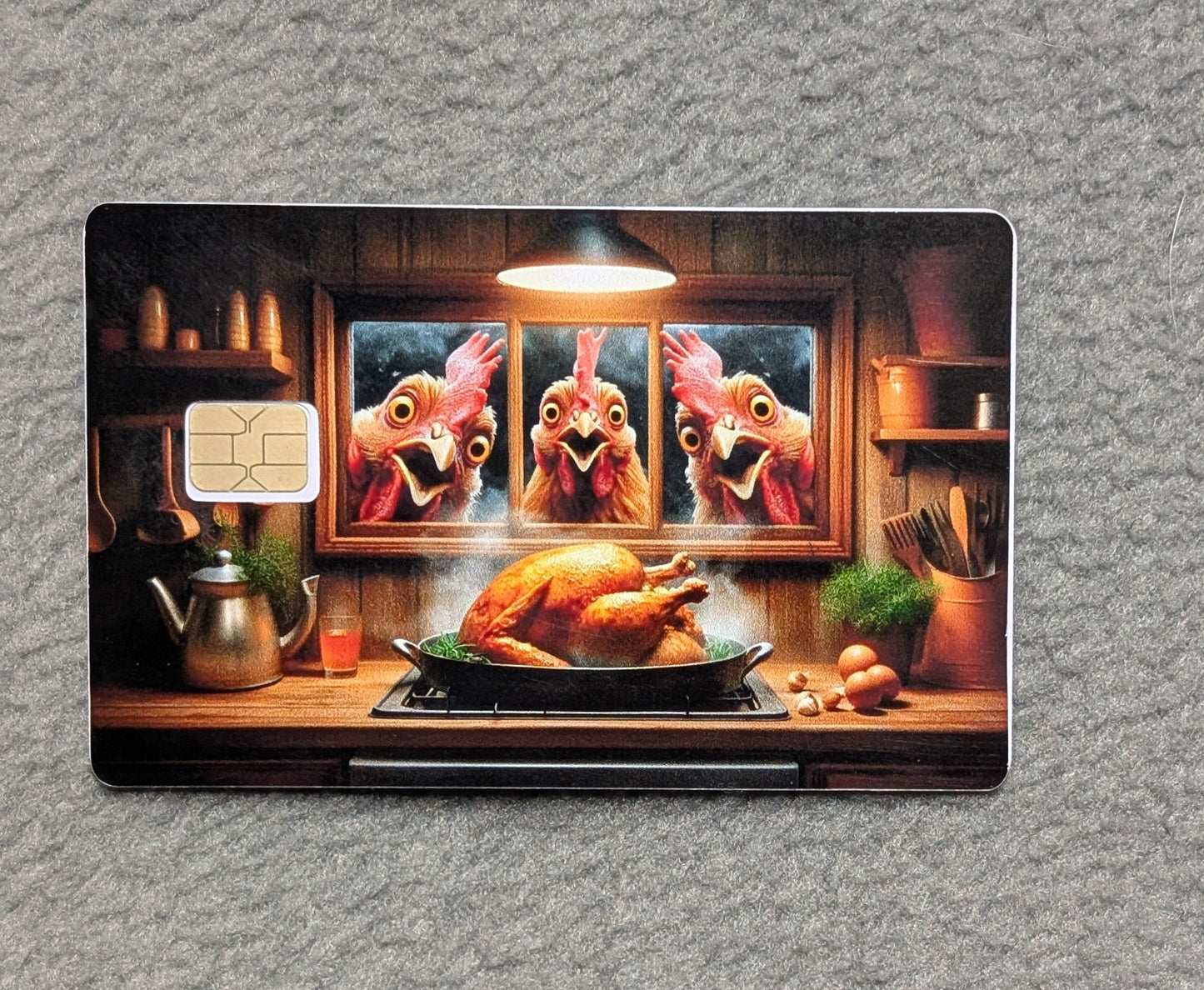 Fred is Cooked #251 Card Protector Sticker, Overlay, Decorative Only