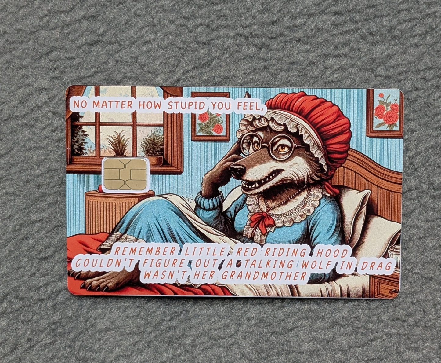 Wolf in Disguise #253 Card Protector Sticker, Overlay, Decorative Only