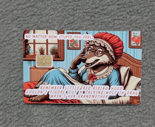 Wolf in Disguise #253 Card Protector Sticker, Overlay, Decorative Only