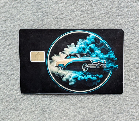 Smoke and Wheels #259 Card Protector Sticker, Overlay, Decorative Only