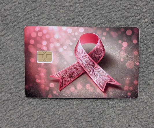 Breast Cancer Awareness #265 Card Protector Sticker, Overlay, Decorative Only