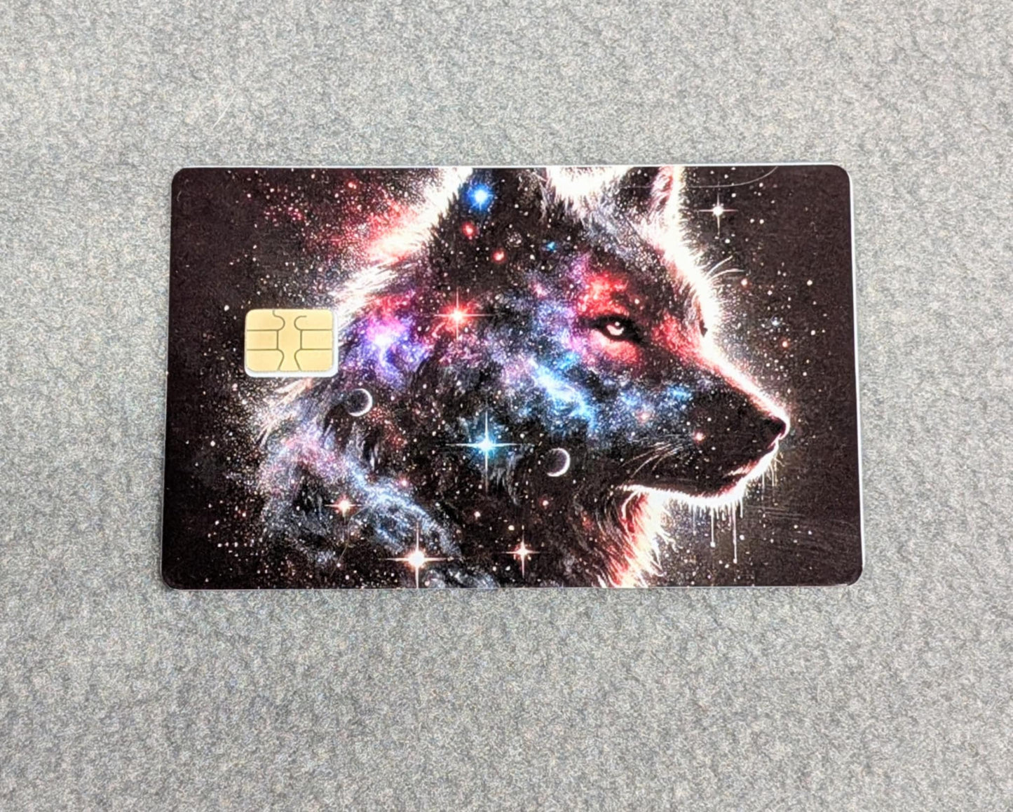 The Wolf's Constellation Credit/Debit Card Sticker, Skin, Cover
