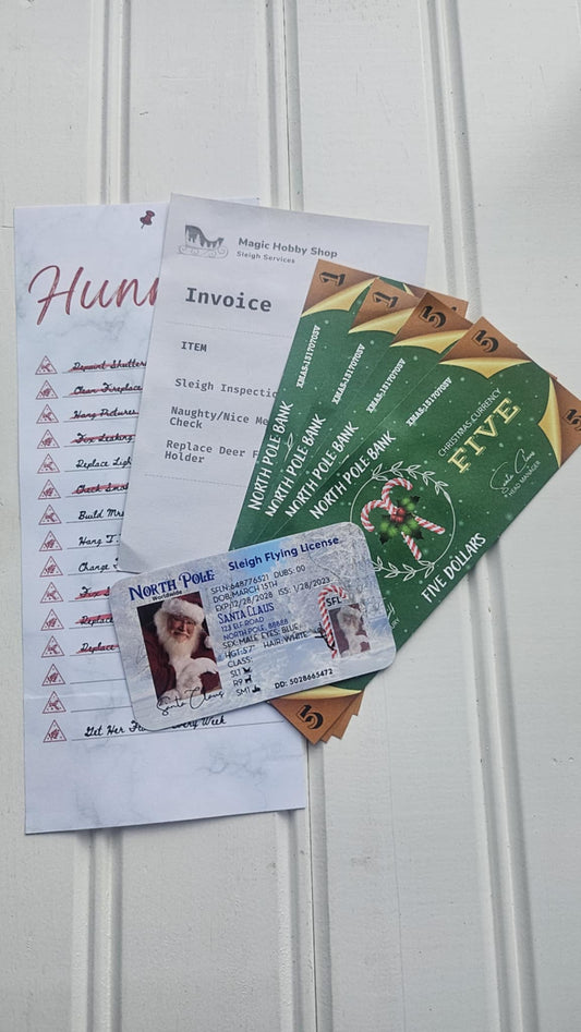 White Santa Evidence Kit