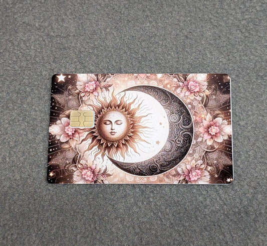 Sun & Moon Credit/Debit Card Sticker, Skin, Cover