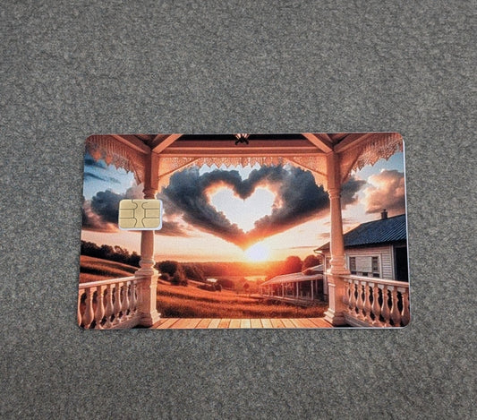 Country Love Credit/Debit Card Sticker, Skin, Cover