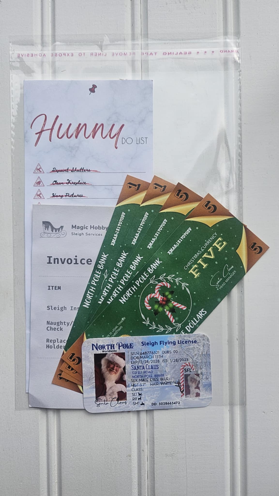 White Santa Evidence Kit