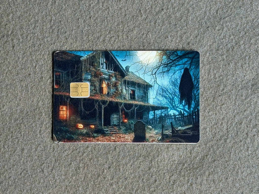 Spooky Manner Credit/Debit Card Sticker, Skin, Cover