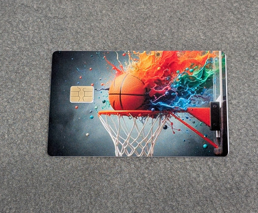 Basketball Credit/Debit Card Sticker, Skin, Cover