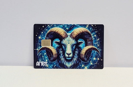 Aries Zodiac Sign Credit/Debit Card Sticker, Skin, Cover