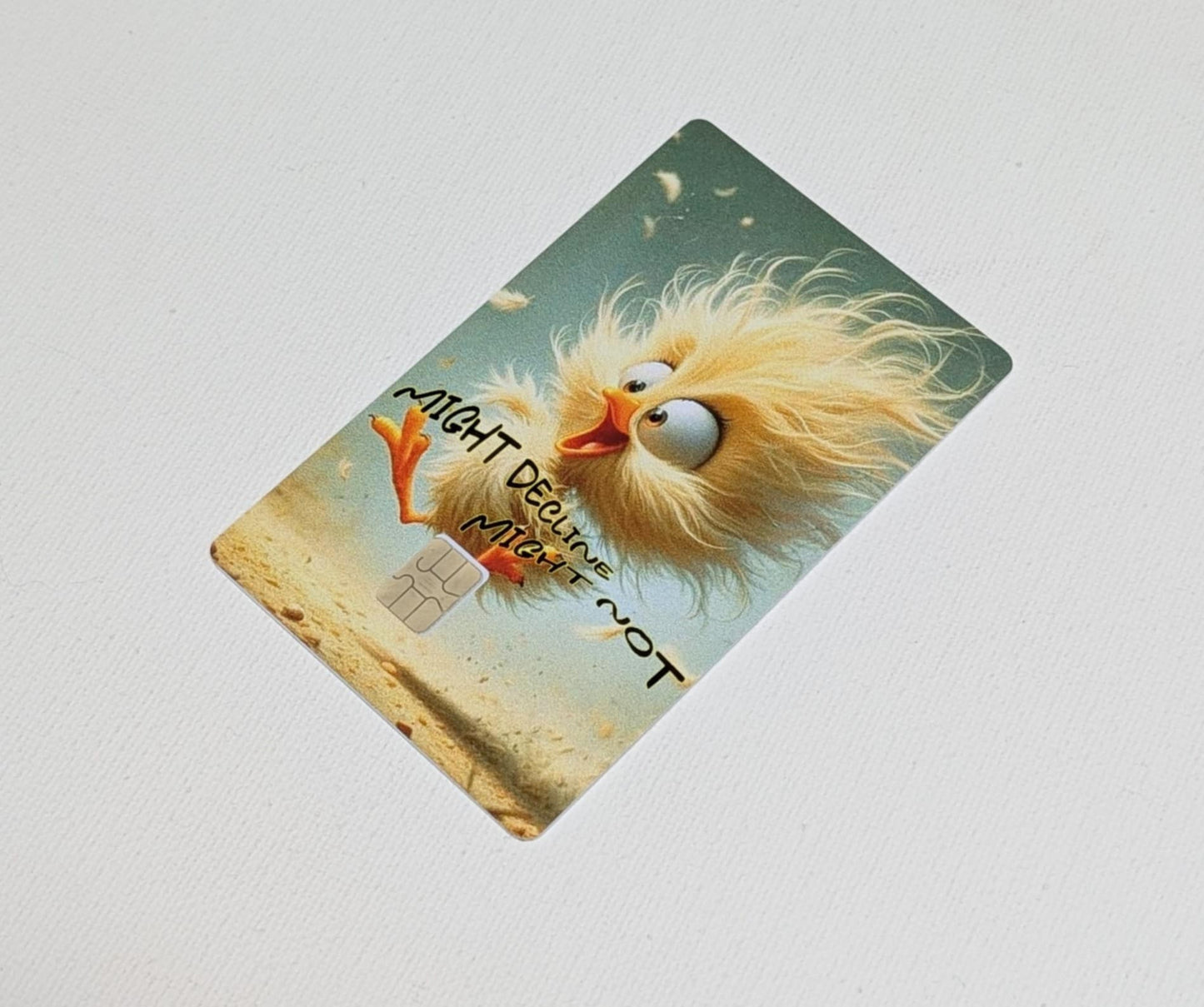 Spaz Might Decline Might Not Credit/Debit Card Sticker, Skin, Cover