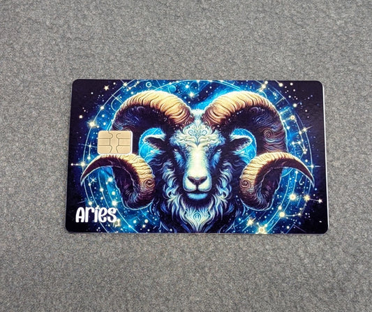 Aries Zodiac Sign Credit/Debit Card Sticker, Skin, Cover