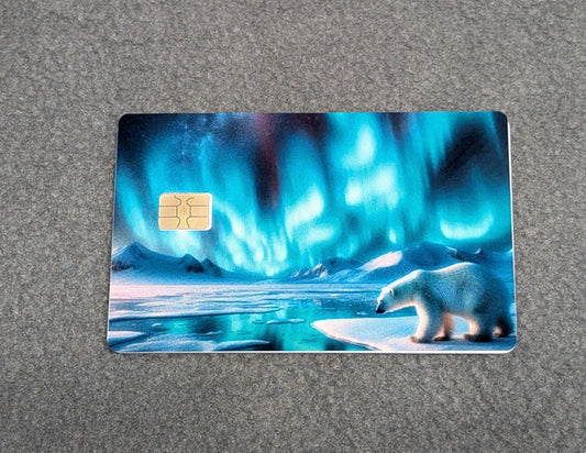 Polar Bear Credit/Debit Card Sticker, Skin, Cover