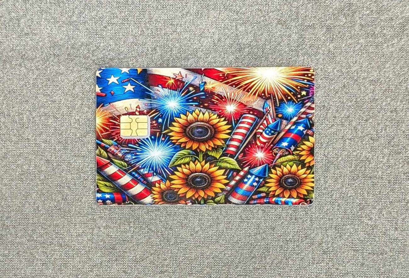 Independence Day Credit/Debit Card Sticker, Skin, Cover